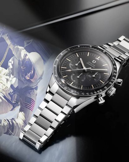 Omega Acceso exclusivo Speedmaster Calibre 321 39,7 mm, acero con acero 311.30.40.30.01.001 - Imagen 4