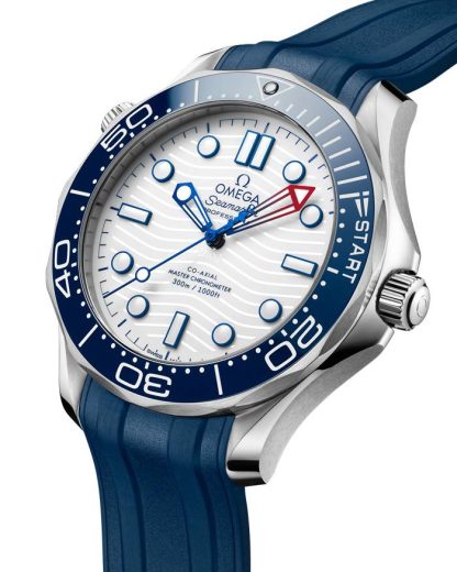 Omega America’s Cup Seamaster Diver 300M 42 mm, acero con pulsera de caucho 210.32.42.20.04.002 - Imagen 3