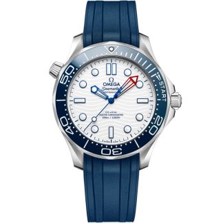 Omega America’s Cup Seamaster Diver 300M 42 mm, acero con pulsera de caucho 210.32.42.20.04.002