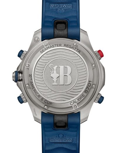 Omega America’s Cup Seamaster Regatta 46,75 mm, titanio con pulsera de caucho 216.92.46.79.10.001 - Imagen 2