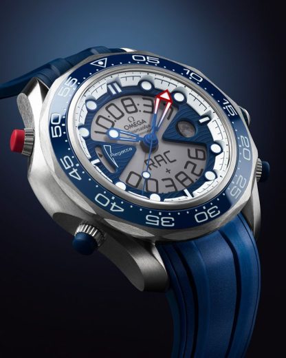 Omega America’s Cup Seamaster Regatta 46,75 mm, titanio con pulsera de caucho 216.92.46.79.10.001 - Imagen 6