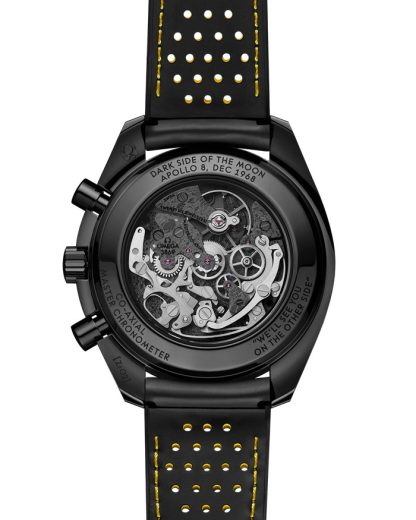 Omega Apollo 8 Speedmaster Dark Side of the Moon 44,25 mm, cerámica negra con pulsera de caucho 310.92.44.50.01.001 - Imagen 2