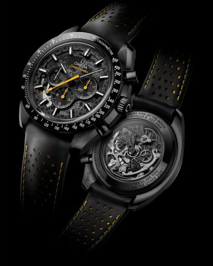 Omega Apollo 8 Speedmaster Dark Side of the Moon 44,25 mm, cerámica negra con pulsera de caucho 310.92.44.50.01.001 - Imagen 3
