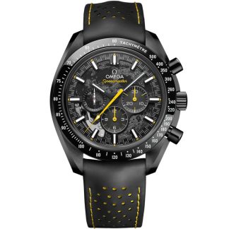 Omega Apollo 8 Speedmaster Dark Side of the Moon 44,25 mm, cerámica negra con pulsera de caucho 310.92.44.50.01.001