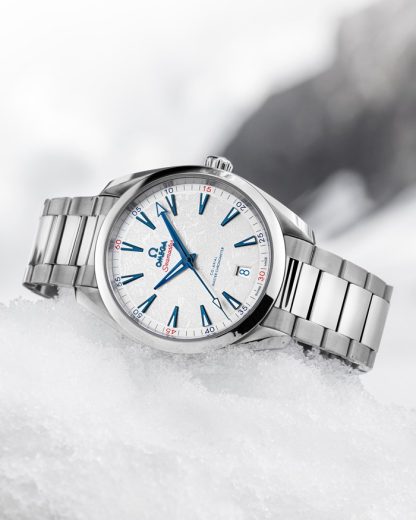 Omega Beijing 2022 Seamaster Aqua Terra 150M 41 mm, acero con acero 522.10.41.21.04.001 - Imagen 4