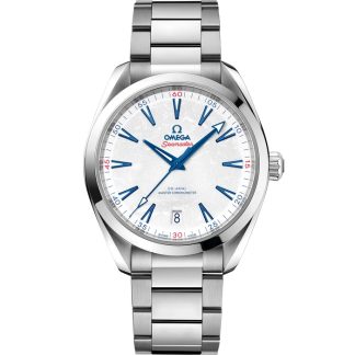 Omega Beijing 2022 Seamaster Aqua Terra 150M 41 mm, acero con acero 522.10.41.21.04.001