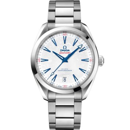 Omega Beijing 2022 Seamaster Aqua Terra 150M 41 mm, acero con acero 522.10.41.21.04.001