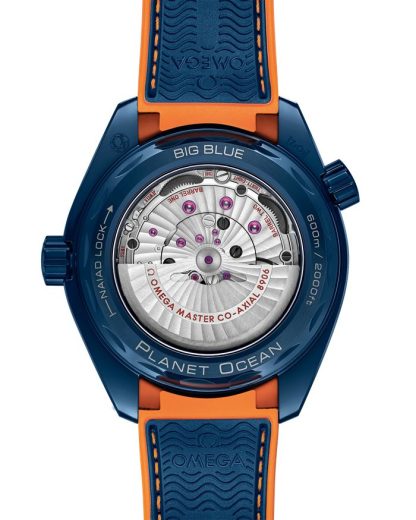 Omega Big Blue Seamaster Planet Ocean 600M 45,5 mm, cerámica azul con pulsera de caucho 215.92.46.22.03.001 - Imagen 2