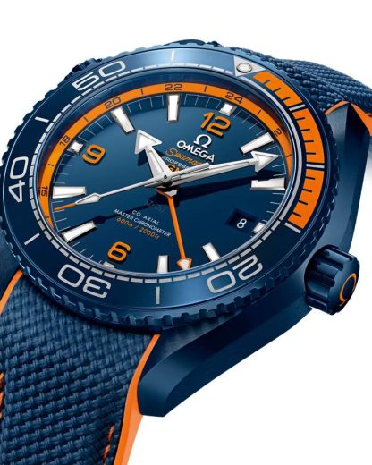 Omega Big Blue Seamaster Planet Ocean 600M 45,5 mm, cerámica azul con pulsera de caucho 215.92.46.22.03.001 - Imagen 3