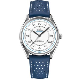 Omega Conjunto de Edición Limitada Seamaster Olympic Official Timekeeper 39,5 mm, acero con pulsera de piel 522.32.40.20.04.001