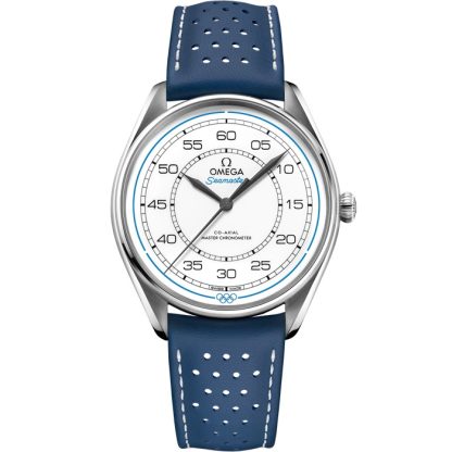 Omega Conjunto de Edición Limitada Seamaster Olympic Official Timekeeper 39,5 mm, acero con pulsera de piel 522.32.40.20.04.001