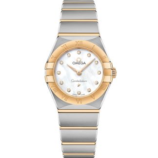 Omega Constellation 25 mm, acero - oro amarillo con acero - oro amarillo 131.20.25.60.55.002