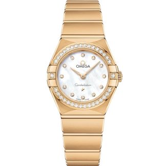Omega Constellation 25 mm, oro amarillo con oro amarillo 131.55.25.60.55.002