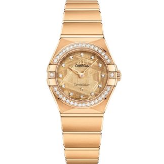 Omega Constellation 25 mm, oro amarillo con oro amarillo 131.55.25.60.99.003