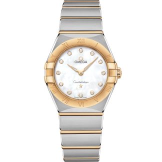 Omega Constellation 28 mm, acero - oro amarillo con acero - oro amarillo 131.20.28.60.55.002