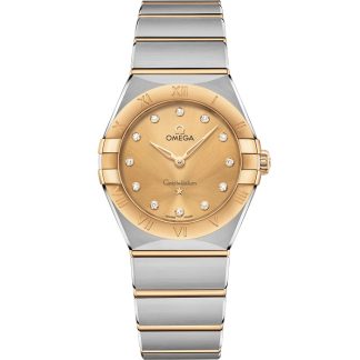 Omega Constellation 28 mm, acero - oro amarillo con acero - oro amarillo 131.20.28.60.58.001