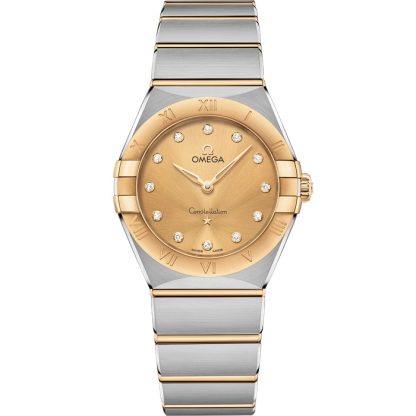 Omega Constellation 28 mm, acero - oro amarillo con acero - oro amarillo 131.20.28.60.58.001