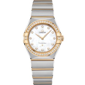 Omega Constellation 28 mm, acero - oro amarillo con acero - oro amarillo 131.25.28.60.55.002