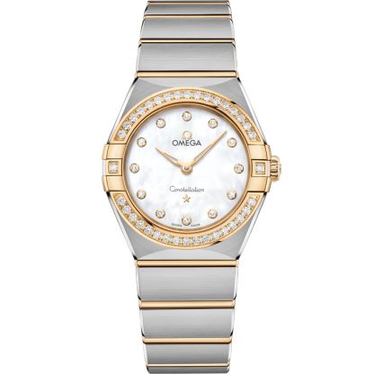 Omega Constellation 28 mm, acero - oro amarillo con acero - oro amarillo 131.25.28.60.55.002