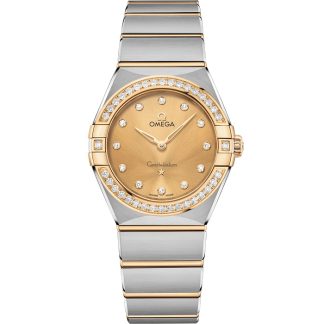 Omega Constellation 28 mm, acero - oro amarillo con acero - oro amarillo 131.25.28.60.58.001