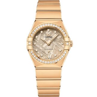 Omega Constellation 28 mm, oro amarillo con oro amarillo 131.55.28.60.99.006