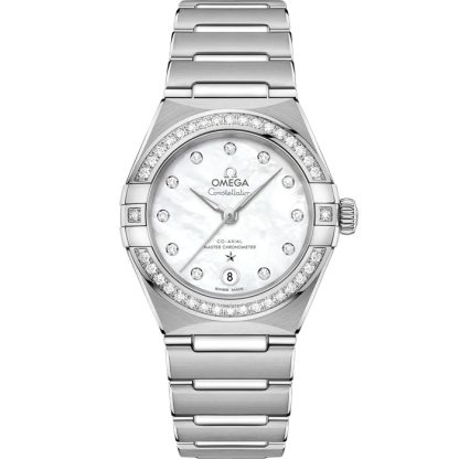 Omega Constellation 29 mm, acero con acero 131.15.29.20.55.001