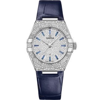 Omega Constellation 29 mm, oro Canopus™ con pulsera de piel 131.58.29.20.99.003
