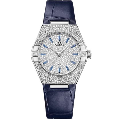 Omega Constellation 29 mm, oro Canopus™ con pulsera de piel 131.58.29.20.99.003
