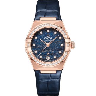 Omega Constellation 29 mm, oro Sedna™ con pulsera de piel 131.58.29.20.99.006