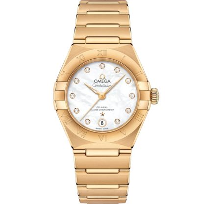 Omega Constellation 29 mm, oro amarillo con oro amarillo 131.50.29.20.55.002