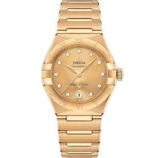 Omega Constellation 29 mm, oro amarillo con oro amarillo 131.50.29.20.58.001