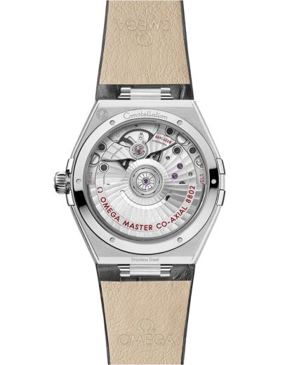 Omega Constellation 34 mm, acero con pulsera de piel 131.13.34.20.02.001 - Imagen 2