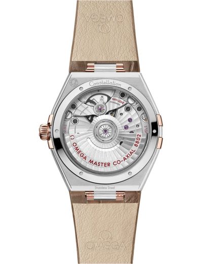 Omega Constellation 34 mm, acero - oro Sedna™ con pulsera de piel 131.23.34.20.63.001 - Imagen 2