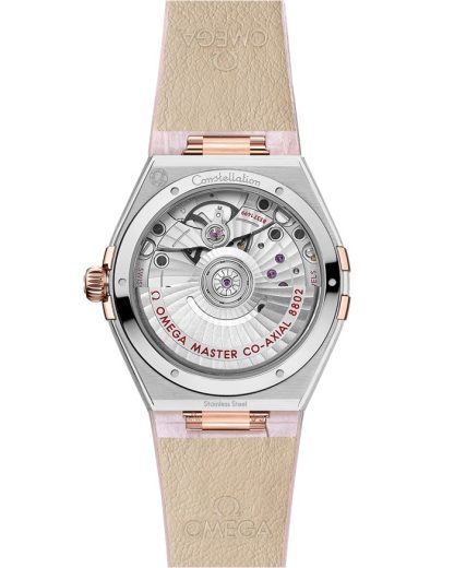 Omega Constellation 34 mm, acero - oro Sedna™ con pulsera de piel 131.28.34.20.55.001 - Imagen 2