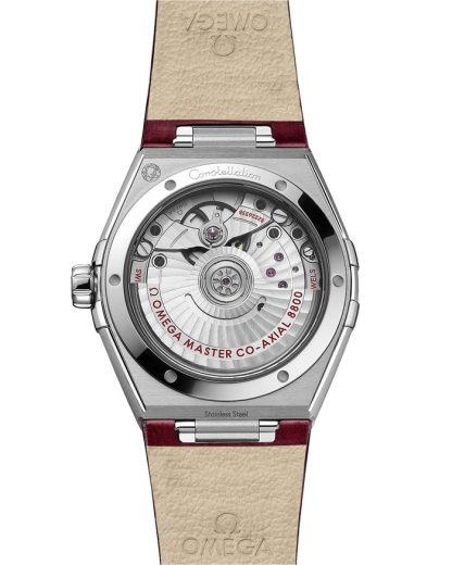 Omega Constellation 36 mm, acero con pulsera de piel 131.18.36.20.61.001 - Imagen 2