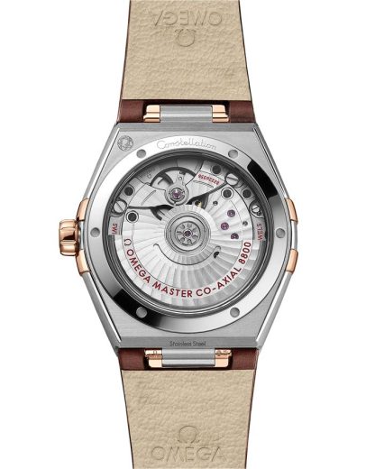 Omega Constellation 36 mm, acero - oro Sedna™ con pulsera de piel 131.28.36.20.63.001 - Imagen 2