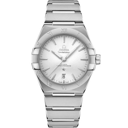 Omega Constellation 39 mm, acero con acero 131.10.39.20.02.001