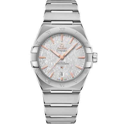 Omega Constellation 39 mm, acero con acero 131.10.39.20.06.001