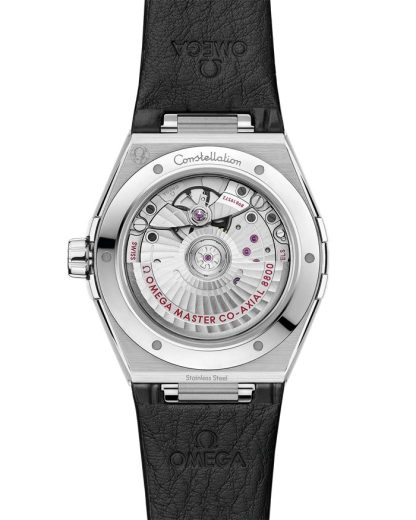 Omega Constellation 39 mm, acero con pulsera de piel 131.13.39.20.01.001 - Imagen 2