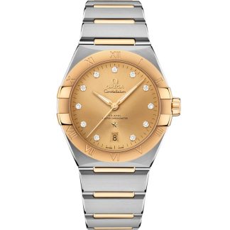Omega Constellation 39 mm, acero - oro amarillo con acero - oro amarillo 131.20.39.20.58.001
