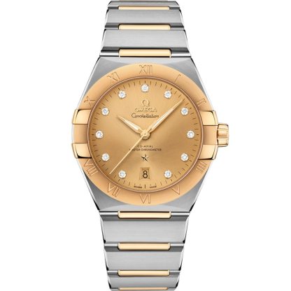 Omega Constellation 39 mm, acero - oro amarillo con acero - oro amarillo 131.20.39.20.58.001