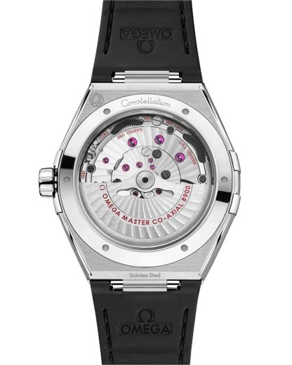 Omega Constellation 41 mm, acero con pulsera de caucho 131.12.41.21.06.001 - Imagen 2