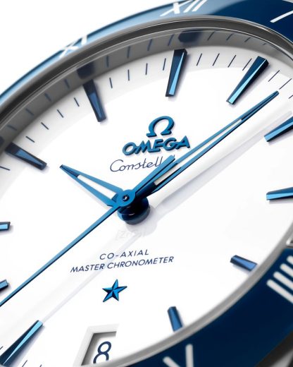 Omega Constellation 41 mm, acero con pulsera de piel 131.33.41.21.04.001 - Imagen 3