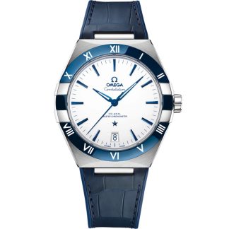Omega Constellation 41 mm, acero con pulsera de piel 131.33.41.21.04.001