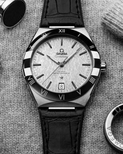 Omega Constellation 41 mm, acero con pulsera de piel 131.33.41.21.06.001 - Imagen 5