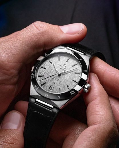 Omega Constellation 41 mm, acero con pulsera de piel 131.33.41.21.06.001 - Imagen 6