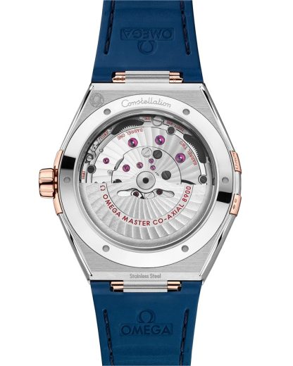 Omega Constellation 41 mm, acero - oro Sedna™ con pulsera de piel 131.23.41.21.03.001 - Imagen 2