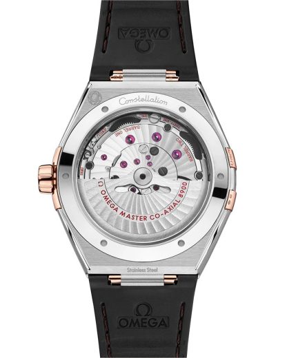 Omega Constellation 41 mm, acero - oro Sedna™ con pulsera de piel 131.23.41.21.11.001 - Imagen 2