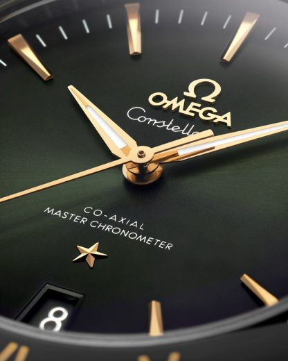 Omega Constellation 41 mm, acero - oro amarillo con pulsera de piel 131.23.41.21.10.001 - Imagen 3