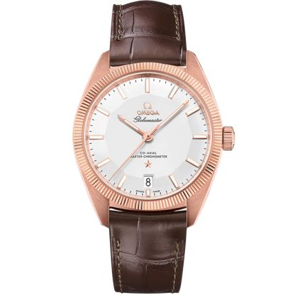 Omega Constellation Globemaster 39 mm, oro Sedna™ con pulsera de piel 130.53.39.21.02.001